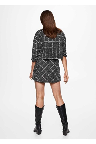 MANGO Woman Kareli Crop Sweatshirt