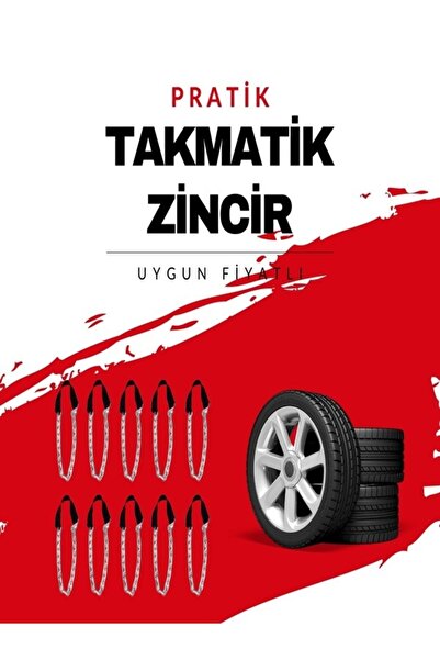 VORDİNOSTORE Kar Zinciri Yeni Nesil Tak Çıkar Kaymaz Pratik Araba Araç Lastik...