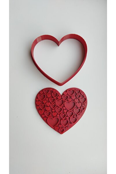 Roll3d Kalpler Kurabiye Kalıbı 8 cm