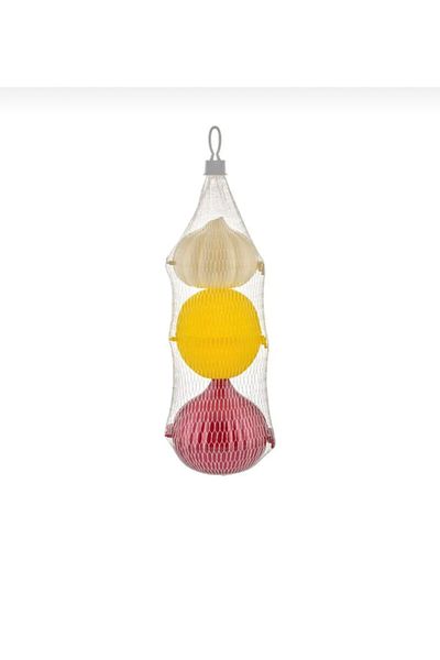 GELİNHOMES Set of 3 Onion Garlic Lemon Storage Container Fma07874