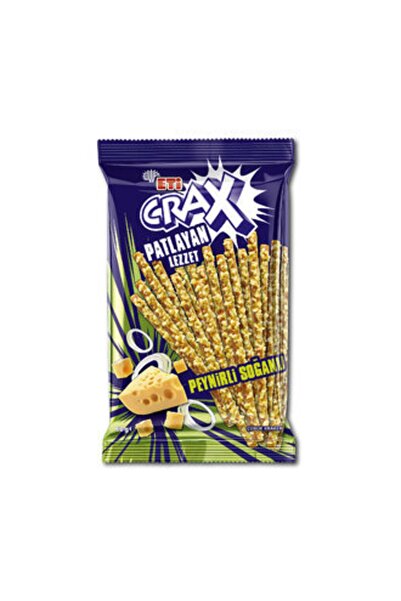 kraker Eti Crax Patlayan Lezzet Peynirli Soğanlı Çubuk 50 G ( 10 Adet )