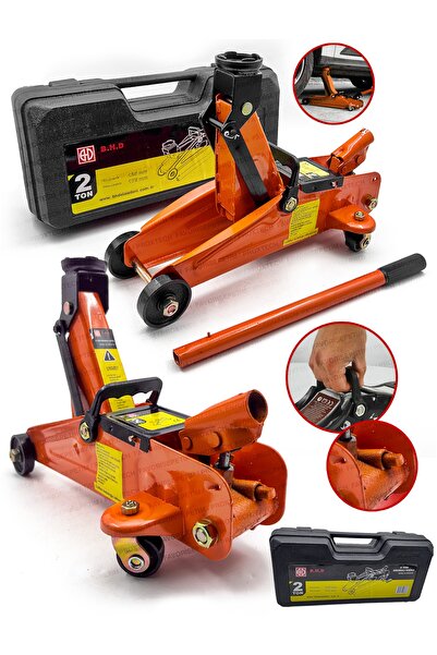 PROXTECH Profesyonel Yüksek Kalite 2 Ton Arabalı Tekerlekli Hidrolik Kriko Pl...