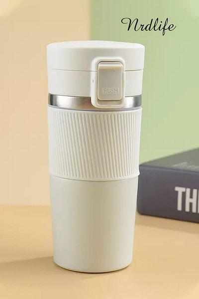 NRDLİFE Locked Double Layer Stainless Steel 400 Ml Thermos Cup Mug Vehicle Coffee Tea Hand Thermos