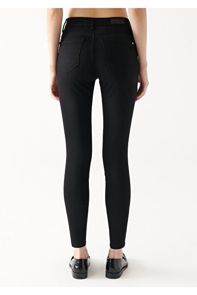 Trn JNS Lucy E.x.t.r.a Μαύρο ψηλόμεσο τζιν παντελόνι Colorfast μαύρο τζιν (συλλέκτης)