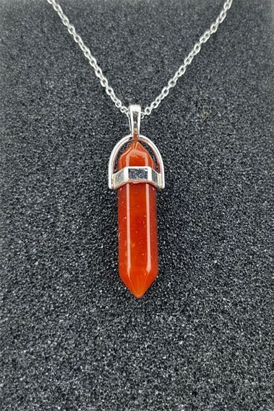 NehirTaş Certified Natural Stone Nail Necklace