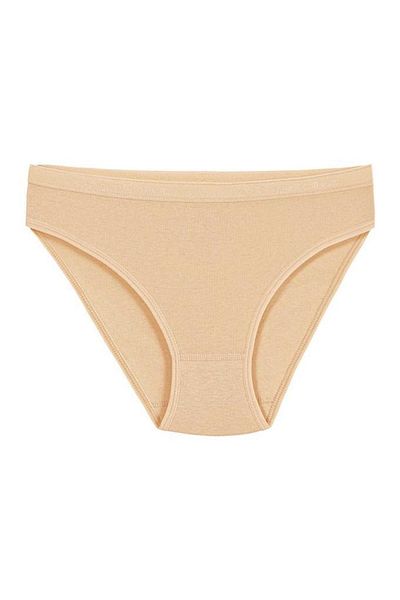 YILDIZ 12 Κομμάτια Ribbed Bikini Panties Skin 3720