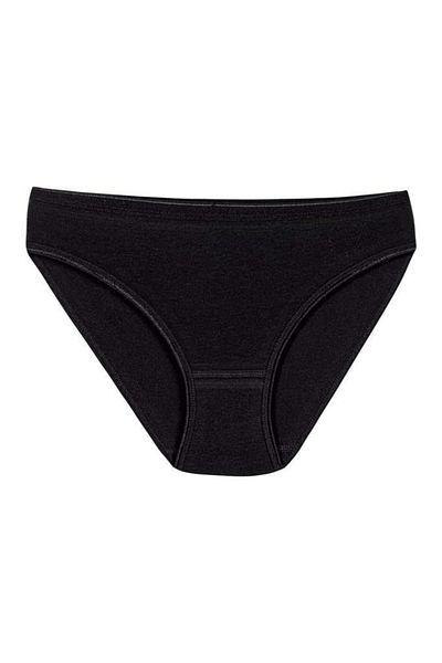 YILDIZ 12 τεμάχια Lycra No Trace Bikini Panties Μαύρο 3726
