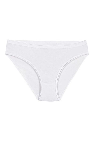 YILDIZ 12 τεμάχια Lycra No Trace Bikini Panties White 3725