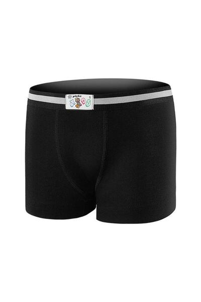 YILDIZ Боксерки от 12 части за момче, ликра, черни, 401