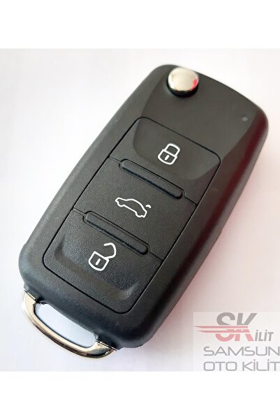 skilit samsun oto kilit Volkswagen Polo 5 Golf 6 T6 Caddy Uds Anahtar Kumanda...