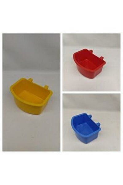 T-Pet Colorful Large Food Bowl 2 Pieces