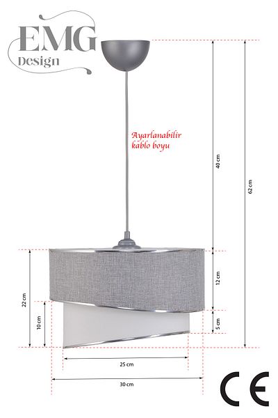 Emg DesiGn Fabric Galaxy Modern Cake Chandelier Bedroom Kids Room