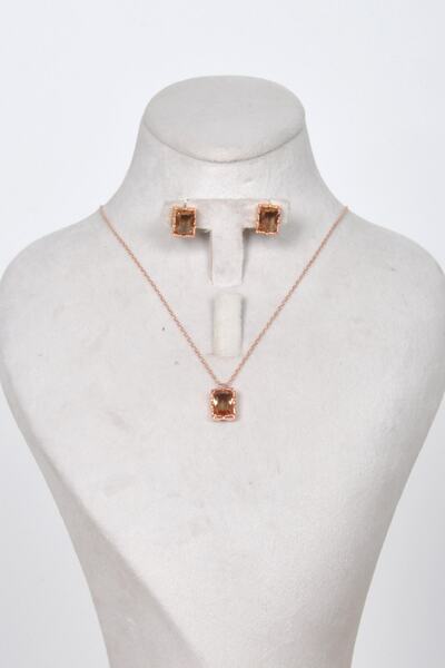 EZİLA SİLVER Baget Zultanit Gümüş Set