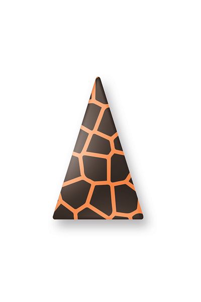 Dr. Gusto Gusto Decor - Chocolate Triangle Design