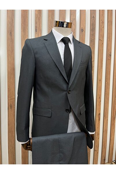 HÜRMEN Jacket Trousers Gray Classic Suit