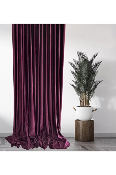 rendecioğlutekstil Fon Perde Orijinal Ithal Kadife 1. Sınıf Gramajlı Pilesiz ...