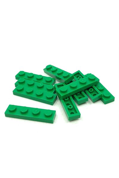 LEGO Original Moc Custom Accessory Creator Plate 1 X 4 Flat Brick Green 6 Pieces Will Be Sent