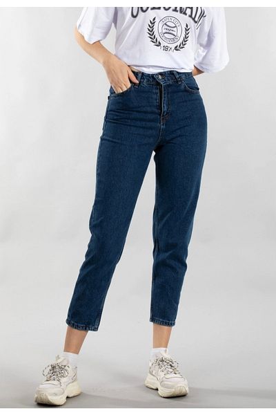 LAMİRA Blue Mom Jean Flexibil Talie înaltă