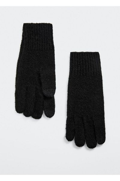 MANGO Woman Handschuhe aus Gummistrick