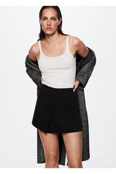 MANGO Woman Pleated Detailed Skirt