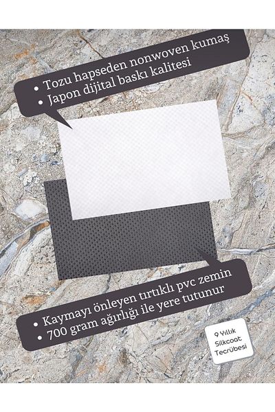 Pazarova Digital Printing Welcome To Home Patterned Decorative Interior and Exterior Door Mat K-7137