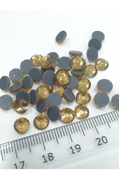 CRYSTALSHOP Dmc Hotfix Stone Ss30 de culoare aurie care se lipsește cu fier de călcat - 25 grame (220AD)
