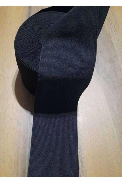 İMREN AKSESUAR Pantaloni negri cu picioare de 8 cm și talie elastică 1 pachet 3 m