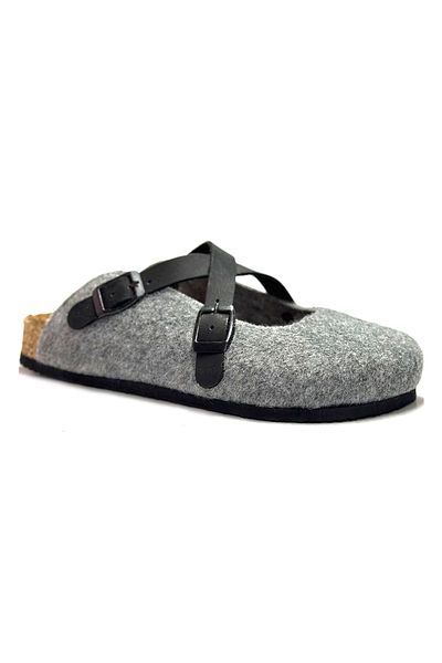 Uniqueqoop Παντόφλες από φυσικό μαλλί Viennese Cork Sole