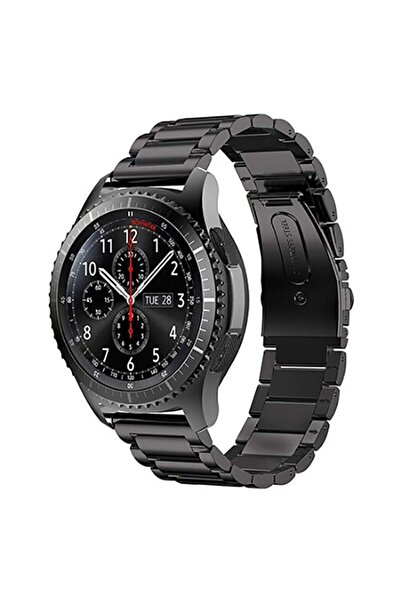 Strap U Huawei Watch Gt / Gt2 Pro / Gt3 Pro / Gt 3 Elite Uyumlu Metal Üç Bakl...