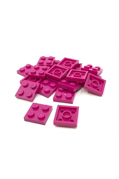 LEGO Original Moc Custom Accessory Creator Plate 2 X 2 Flat Brick Coral 8 Pieces Will Be Sent