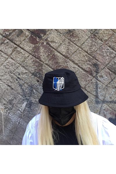 Köstebek Anime Attack On Titan Wings Of Liberty Bucket Hat