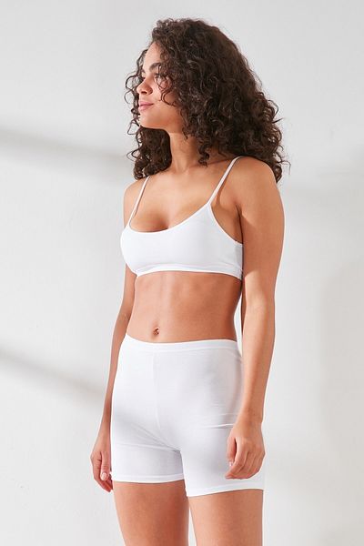 C&City C11430 Damen-Shorts aus Modal-Baumwolle, Weiß