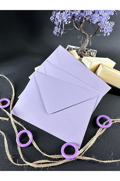 İstisna 100Pcs 13*18 Λιλά Χρώμα Φάκελος Προσκλητήριο Πολυτελές Ευχετήρια Κάρτα Επιστολή Σφραγίδα Πορτοφόλι Μεγάλης Χωρητικότητας