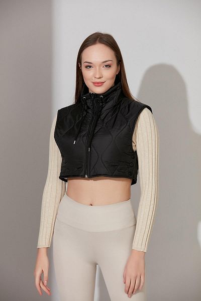 ALEXANDERGARDI Vestă matlasată crop (b21-909yl01)