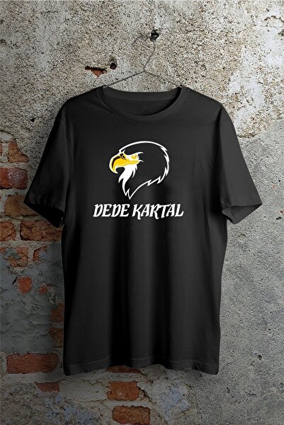 venüsdijital Tricou negru cu imprimeu Regular Fit Grandfather Eagle