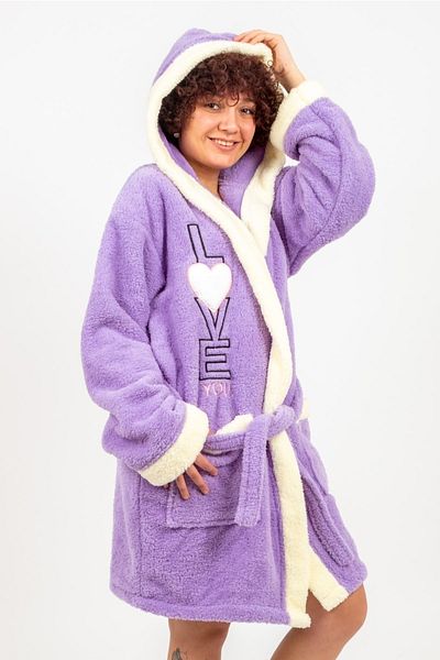 Damlaiso Μπουρνούζι με κουκούλα Welsoft-fleece-βελούδινο Νοεμβρίου