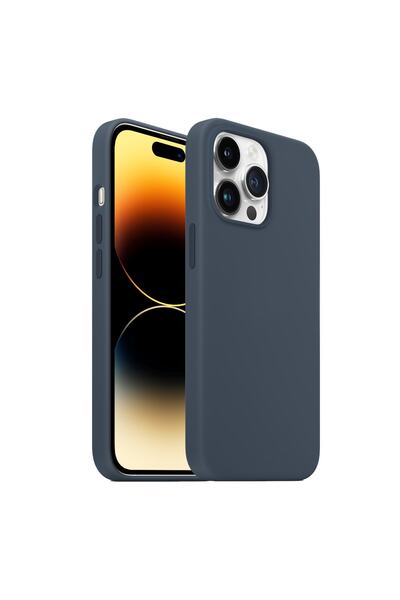 Buff Labs Buff Iphone 14 Pro Rubber Fit Kılıf Storm Blue