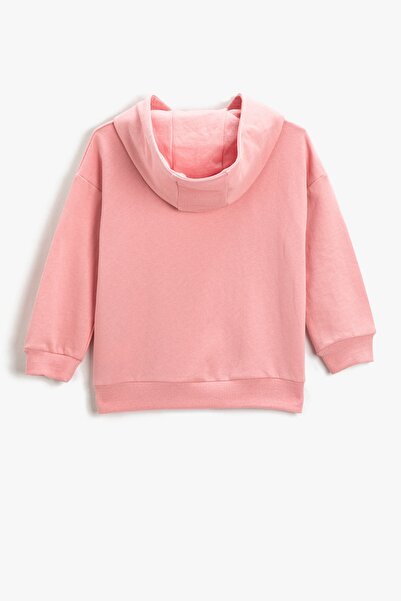 Koton Dívčí růžová mikina 3WKG10428AK