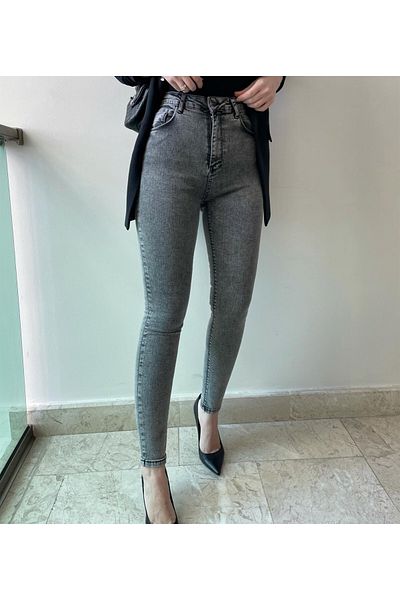 Ramrod Hira Unfading Smoked Snow Skinny Jeans που ενισχύουν τα τζιν παντελόνια δείχνουν λεπτό