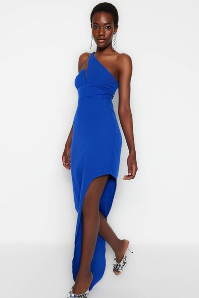 Trendyol Collection Dlouhé večerní šaty Saks Woven TPRSS23AE00035