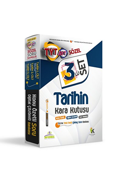 Karakutu Yayınları Yks-tyt-ayt Sözel Tarihin Kara Kutusu 3lü Dijital Çözümlü ...