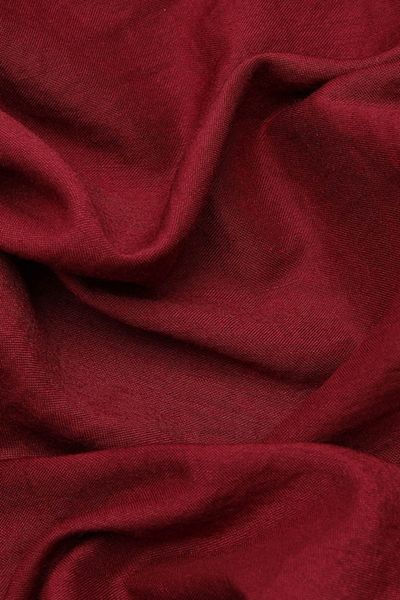 FİVESCARF Βαμβακερό σάλι Touch - Claret Red