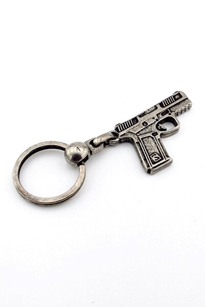 Glock Silah Tabanca Eskitme Metal Anahtarlık Ax0040