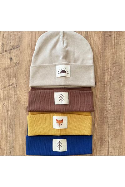 Nolook Unisex Ecru Rib Knitted Beanie