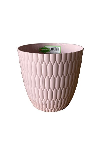 Şenyayla Plastik Şenyayla Desenli Saksı 3 Lt No:3 (ø 18,5*17 Cm)