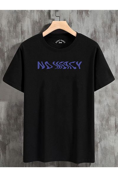 DEEPSENCE Black Unisex Oversize T-shirt No Mercy Back Print