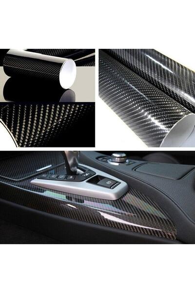 NewVario 6d Karbon Folyo 75 cm X 1 m 2 Adet Çift Taraflı Bant