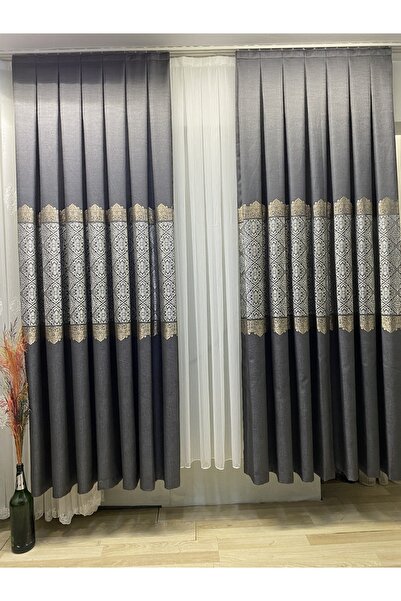 seyirstore Pano Fon Perde Sık Pile Dikim Tek Parça