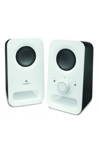 logitech 980-000815, Z150, 6w, 1+1, Kulaklık Jaklı, Kompakt, Stereo, Speaker (beyaz)