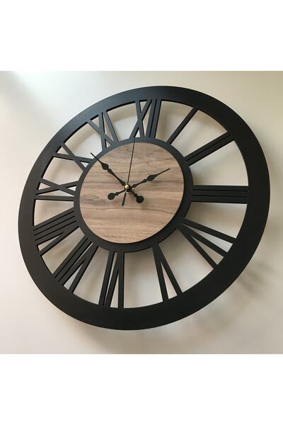 tozluahşap Ahşap Dekoratif Roma Rakamlı Duvar Saati